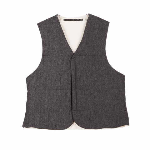 REVERSIBLE DOWN VEST WITH VELCRO