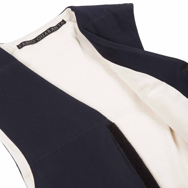 REVERSIBLE DOWN VEST WITH VELCRO